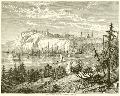 View of the City of Quebec, Canada by English School