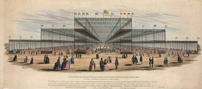 View of the Interior of the Building in Hyde Park for the Exhibition of 1851 by English School