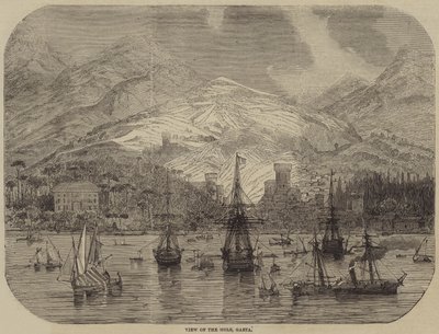 View of the Mole, Gaeta by English School
