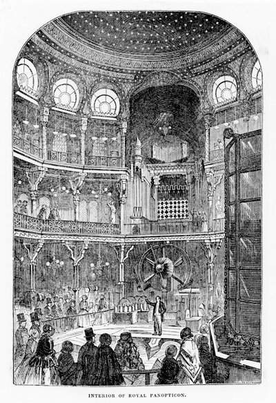View of the Royal Panopticon of Science and Art by English School