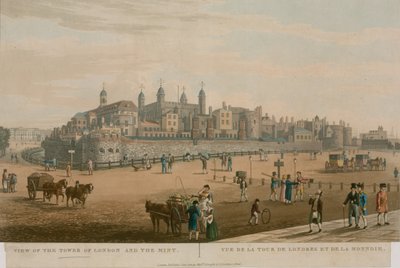 View of the Tower of London and the Mint by English School