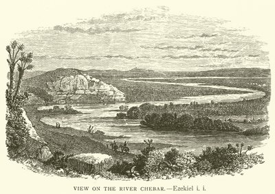 View on the River Chebar, Ezekiel by English School