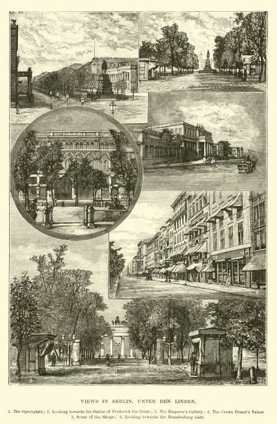 Views in Berlin, Unter den Linden by English School