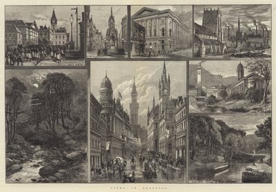 Views in Bradford (engraving) by English School