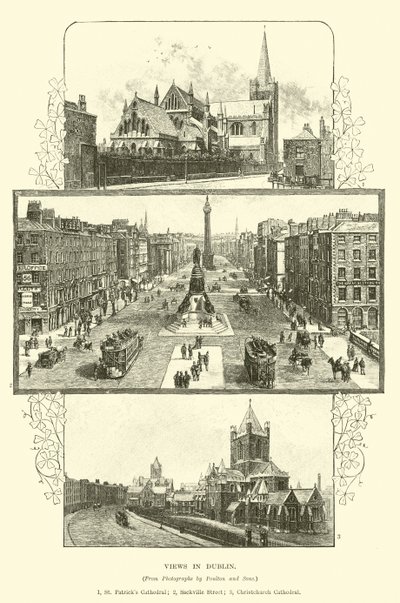 Views in Dublin by English School