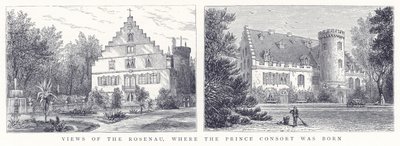 Views of the Rosenau, Where the Prince Consort was Born by English School