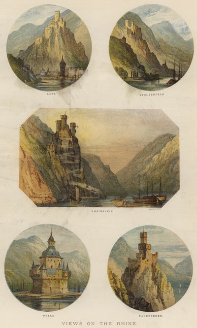 Views on the Rhine by English School