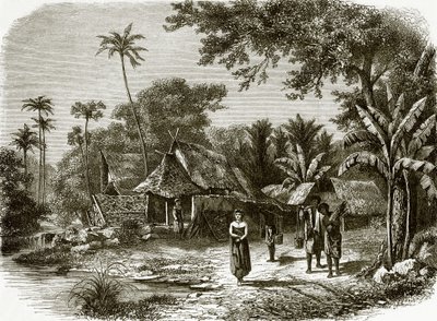 Village in Java by English School
