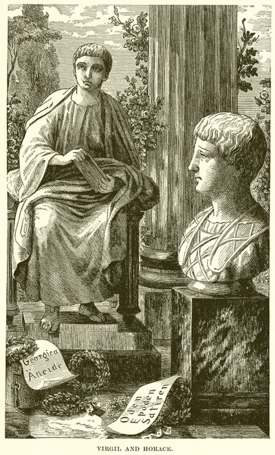 Virgil and Horace by English School
