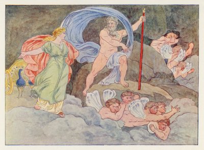 Virgil’s Aeneid: Juno and Aeolus by English School