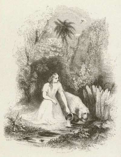 Virginia at the Fountain by English School