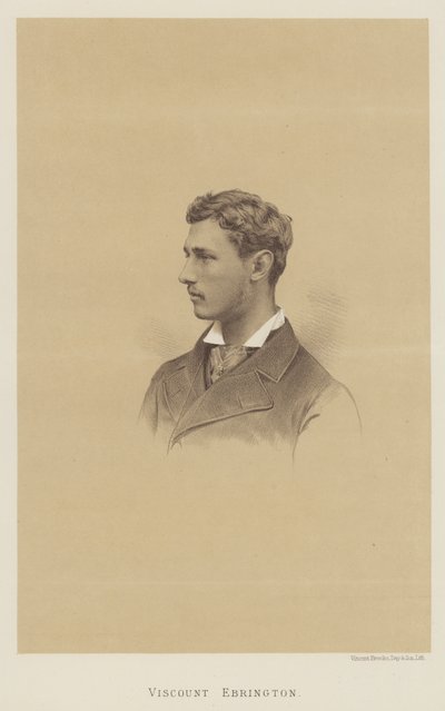 Viscount Ebrington (litho) by English School
