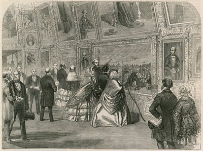 Visit of Her Majesty, Prince Albert and the Queen of Portugal to the Royal Academy by English School
