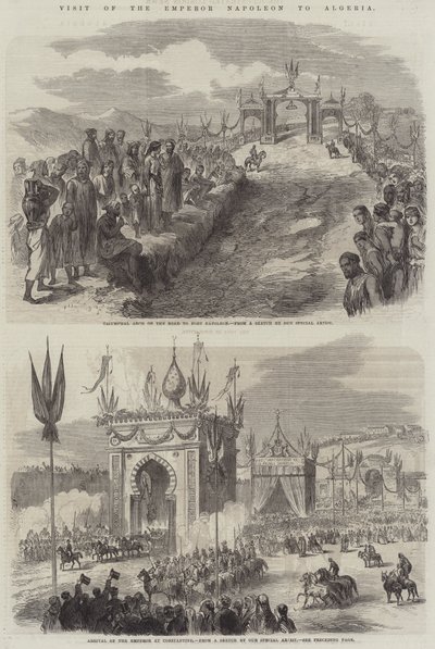 Visit of the Emperor Napoleon to Algeria by English School