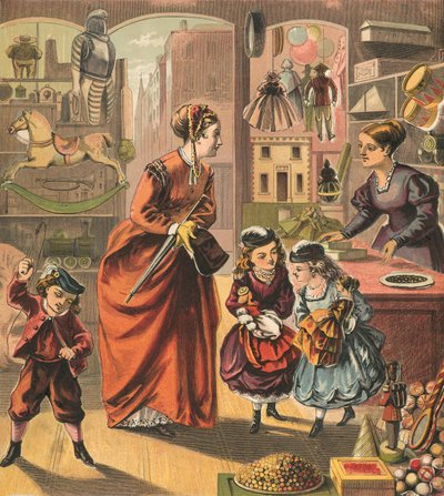 Visiting the toy shop by English School