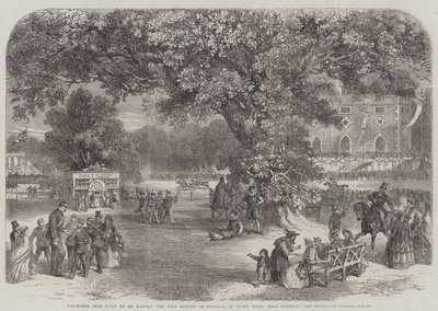 Volunteer Fete given by Mr Harvey, the High Sheriff of Norfolk, at Crown Point, near Norwich, the Sports by English School