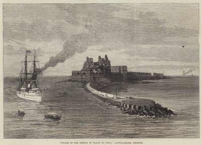 Voyage of the Prince of Wales to India, Castellamare, Brindisi by English School