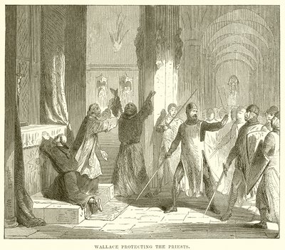 Wallace Protecting the Priests by English School