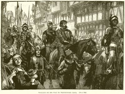 Wallace on His Way to Westminster Hall by English School
