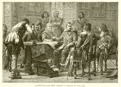 Wallenstein and Tilly Holding a Council of War (1626) by English School