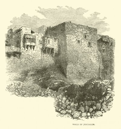 Walls of Jerusalem by English School