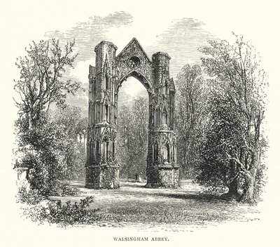 Walsingham Abbey by English School