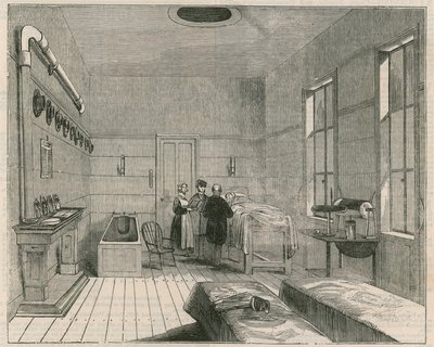 Ward of the Receiving-House of the Royal Humane Society by English School