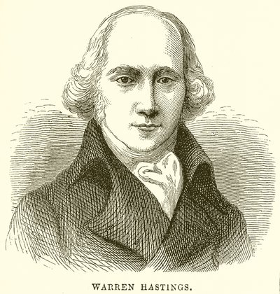 Warren Hastings by English School