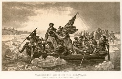 Washington Crossing the Delaware by English School