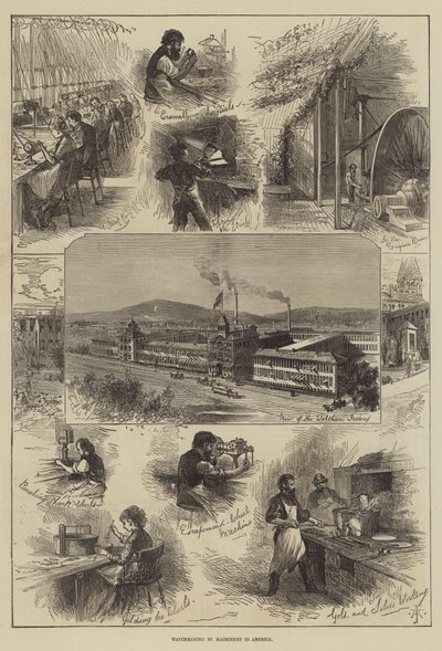 Watchmaking by Machinery in America by English School