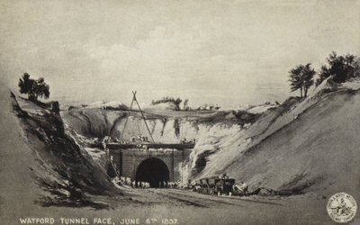 Watford Tunnel Face, 6 June 1837 by English School