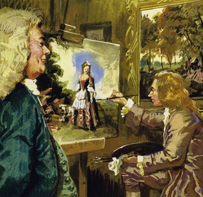 The Dance by Watteau by English School