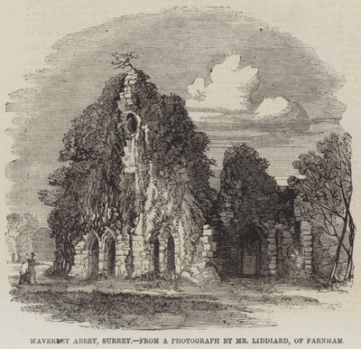 Waverley Abbey, Surrey by English School