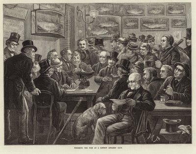 Weighing the Fish at a London Anglers Club by English School