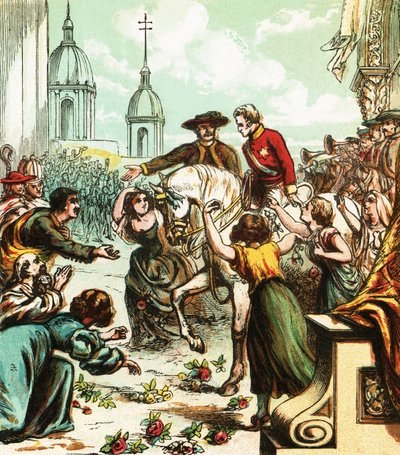 Wellington at Madrid by English School
