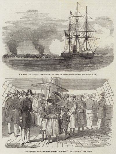 West Coast of Africa by English School