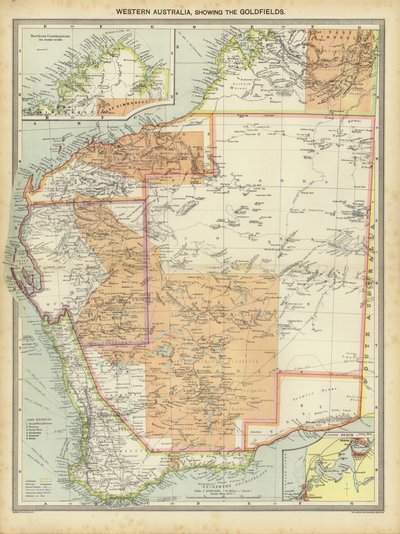 Western Australia, showing the Goldfields by English School