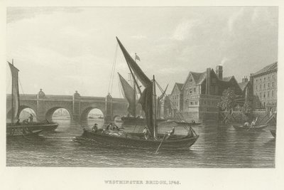 Westminster Bridge, 1745 by English School