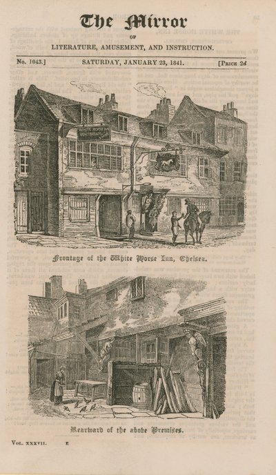 White Horse Inn by English School