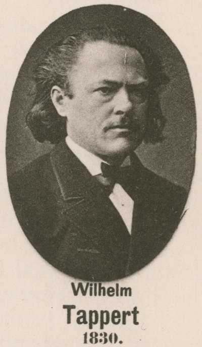 Wilhelm Tappert (engraving) by English School