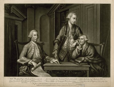 William Beckford, James Townsend and John Sawbridge by English School