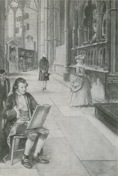 William Blake Learns to Draw Pictures by English School