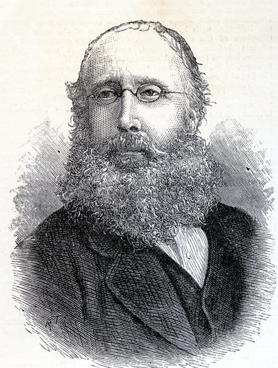 William Bromley-Davenport (1821-1884) from Illustrated London News June 28, 1884 by English School