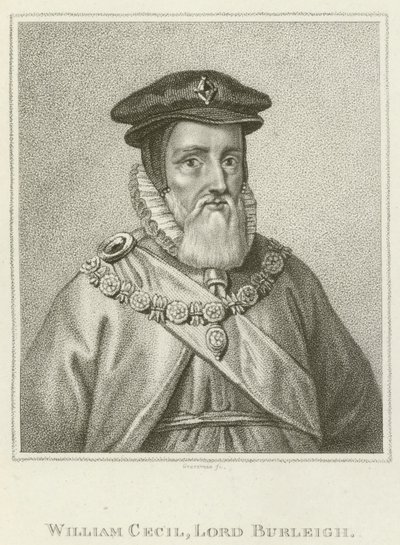 William Cecil, Lord Burleigh by English School