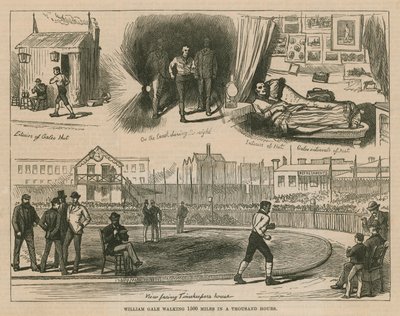 William Gale Walking 1,500 Miles in a Thousand Hours by English School