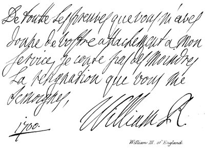 William III of England by English School