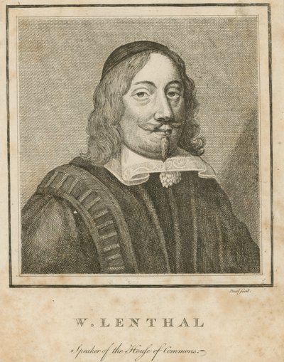 William Lenthal, Speaker of the House of Commons by English School