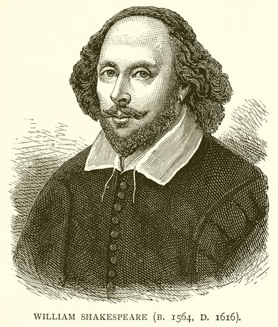 William Shakespeare (B. 1564, D. 1616) by English School