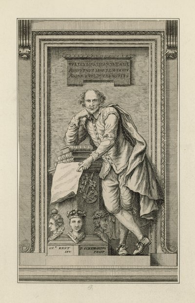 William Shakespeare Monument by English School
