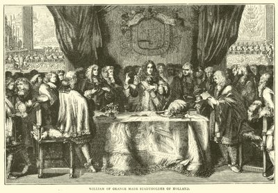 William of Orange Made Stadtholder of Holland by English School